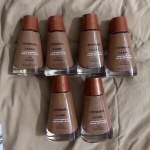 6 CoverGirl Clean Liquid Foundation - 170 Deep Golden Normal Skin (r)